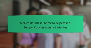 Técnica de Smash: Geração de potência, Tempo, Conclusão para iniciantes